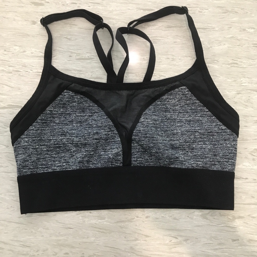 pink sports bra